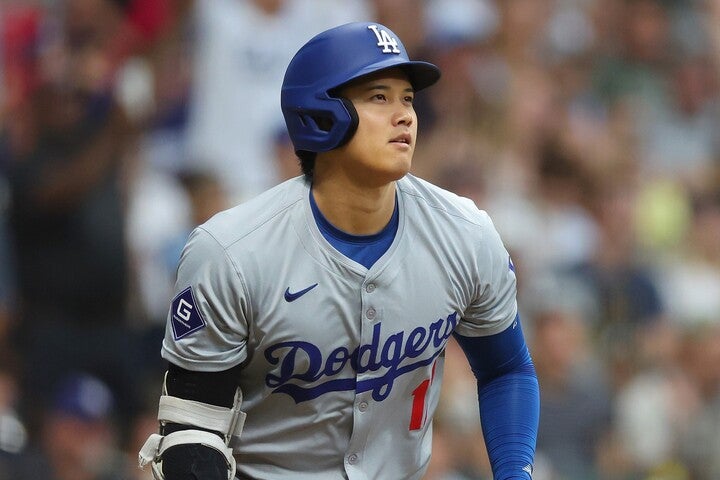 ロサンゼルス・ドジャースの大谷翔平。(C)Getty Images