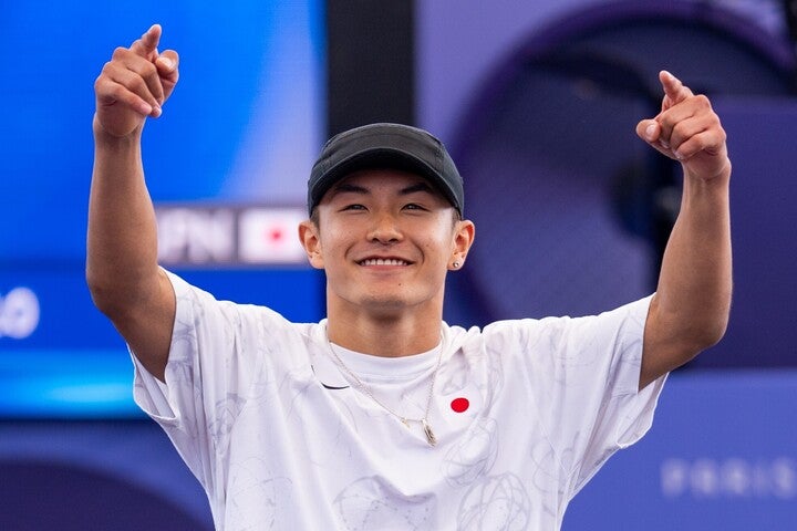 男子日本代表の半井重幸（Shigekix）。(C) Getty Images