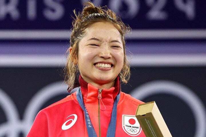 パリ五輪初採用のブレイキン女子で初代女王に輝いた湯浅亜実（AMI）。(C)Getty Images