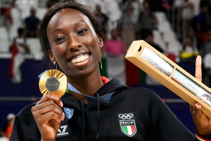 女子バレーボールでイタリアを初の金メダルに導いたエゴヌ。(C)Getty Images