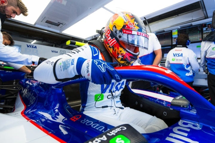 オランダGP初日、角田はFP２で７番手に入った。(C)Getty Images