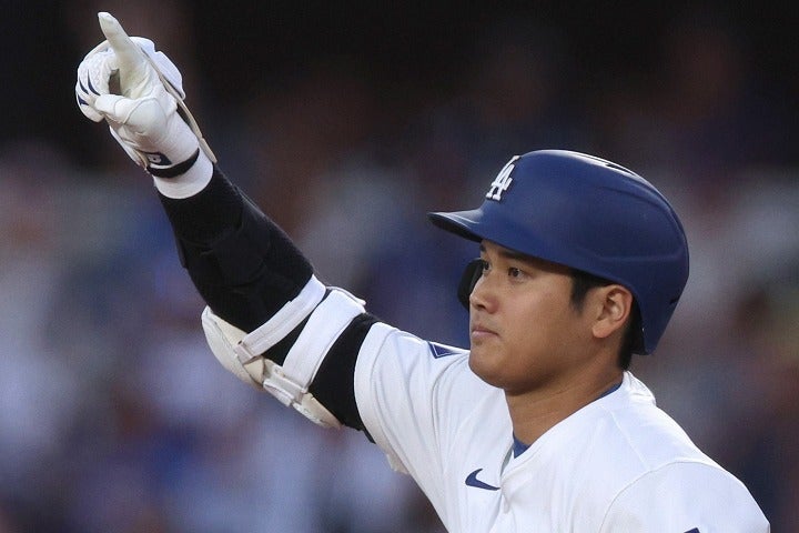 42-42を達成した大谷。(C)Getty Images