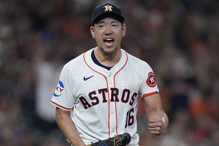 今季通算７勝目を挙げた菊池。新天地で早くも３勝目となった。(C) Getty Images