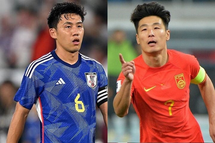 W杯アジア最終予選で同組の日本と中国。初戦で顔を合わせる。(C) Getty Images