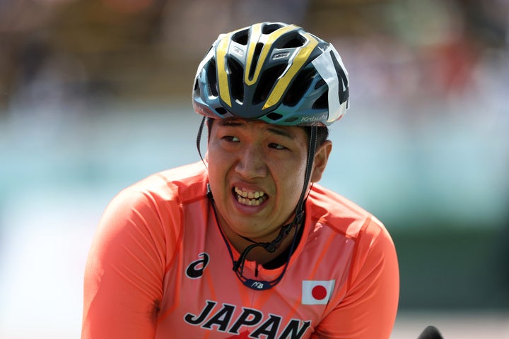 パリ・パラリンピックの陸上男子100m（車いす・T52）に出場する佐藤友祈。(C)Getty Images