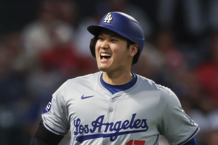 ロサンゼルス・ドジャースの大谷翔平。(C)Getty Images