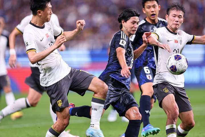 W杯アジア最終予選の２戦目は、日本はバーレーン、中国はサウジアラビアと対戦。写真：梅月智史（THE DIGEST写真部）