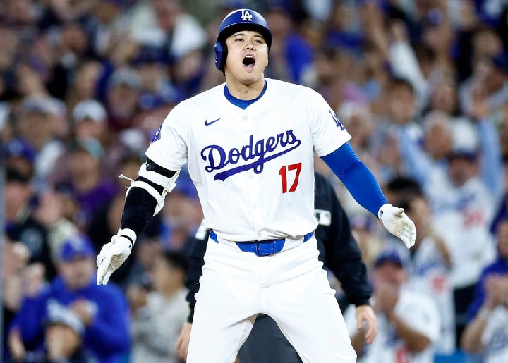 １番・指名打者で先発出場した大谷が２本の適時打でチームを勝利に導いた。(C) Getty Images