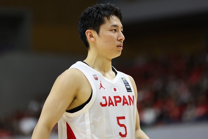 日本代表やBリーグでは背番号５を着用してきた河村だが、グリズリーズでは17番を背負うことになった。(C)Getty Images