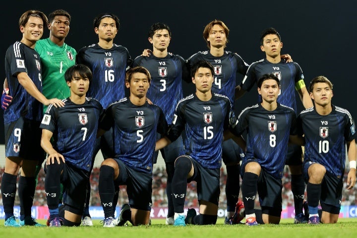 敵地でのサウジアラビア戦に臨む日本代表。(C)Getty Images