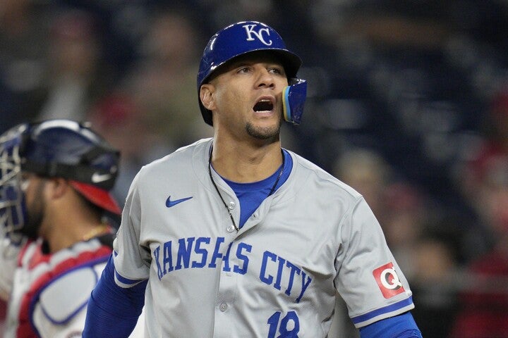 MLBカンザスシティ・ロイヤルズのユリエスキ・グリエル。(C)Getty Images