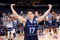 グリズリーズと２WAY契約を結んだ河村勇輝。現地10月22日開幕のシーズンで日本人４人目のNBAデビューを目指す。(C)Getty Images