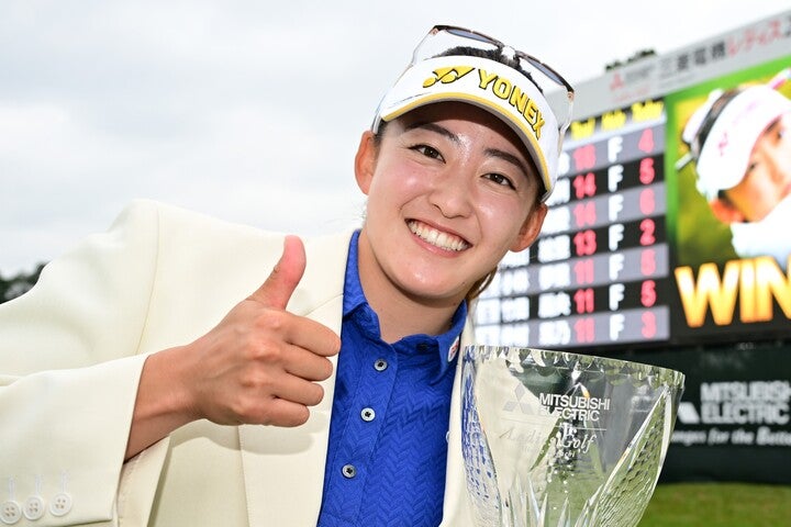 今季３勝目を挙げた岩井千怜。(C)Getty Images