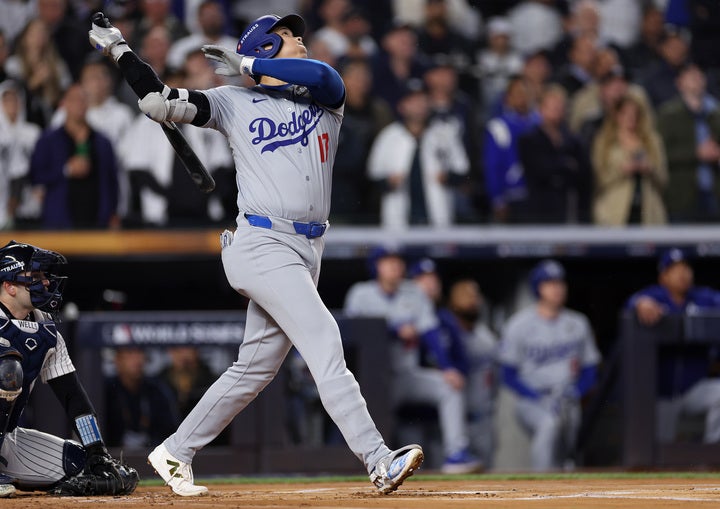 第４戦に大谷翔平（ドジャース）は「１番・DH」でスタメン出場を果たした。(C)Getty Images