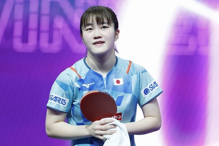 WTT初優勝を飾った大藤。中国メディアからも熱視線を受けている。写真：L'EQUIPE/アフロ