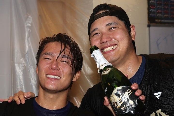 2024年シーズンを制したドジャースの大谷と山本が、25年３月に日本でカブスと対戦する。(C)Getty Images