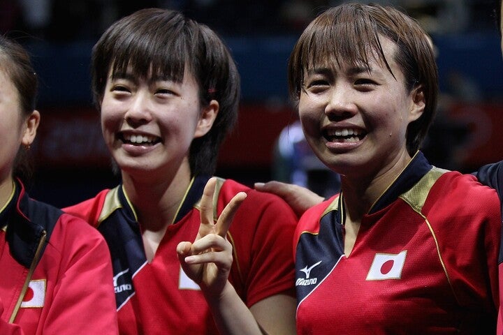 2012年ロンドン五輪で共に戦った平野（右）と石川（左）。(C)Getty Images