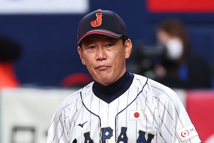 侍ジャパンは７対１でチェコに逆転勝利。井端監督は試合後、「思ったよりは打てた」と振り返った。写真：梅月智史（THE DIGEST写真部）