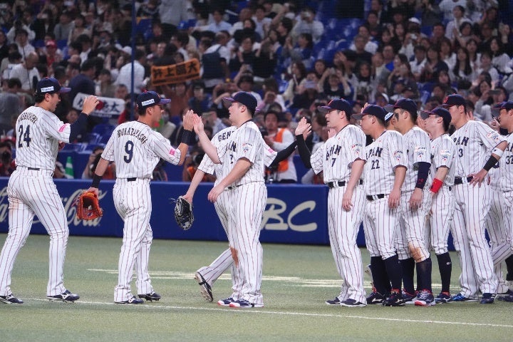 投打が嚙み合った侍Jが初戦を快勝した。写真：田中研治（THE DIGEST写真部）