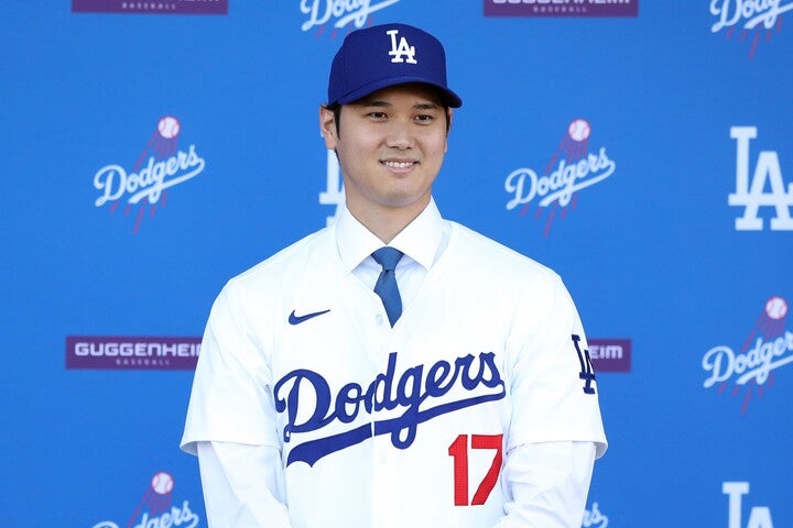 今季ドジャースに入団し、MLB史上初の「50-50」を達成した大谷翔平。(C)Getty Images