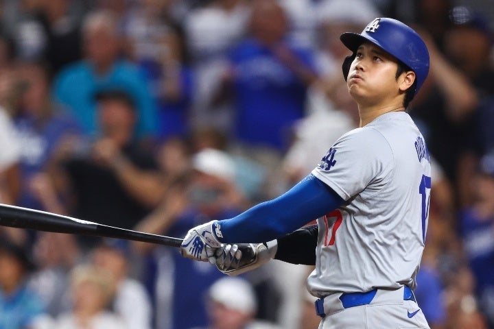 大谷は２年連続３度目、DHとして史上初のMVPを獲得した。(C)Getty Images