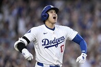 ２年連続３度目の満票でのMVP受賞となったドジャースの大谷翔平。(C) Getty Images