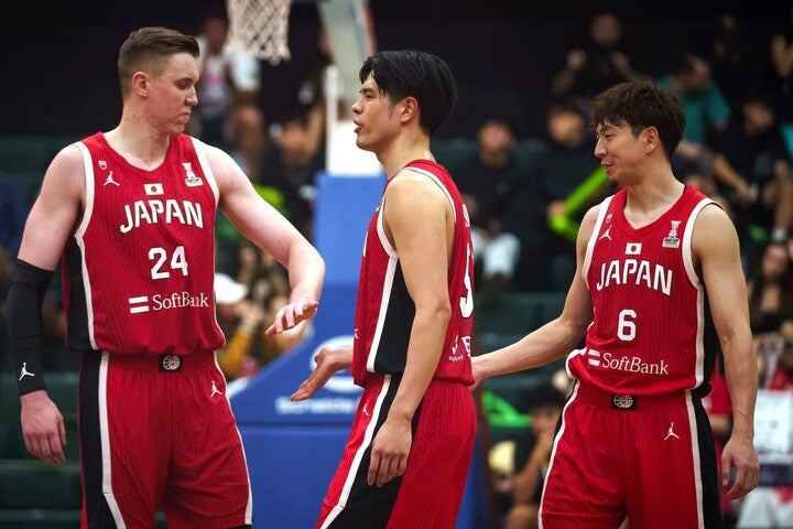 アジアカップ2025出場および25年11月から始まるＷ杯予選出場が決まった。(C)FIBA