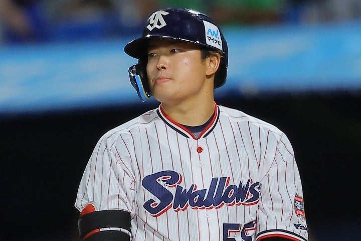 2026年シーズンからのMLB挑戦を明言した村上。写真：福富倖希（THE DIGEST）