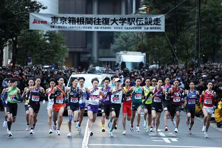 青学大、国学院大、駒大の３強が優勝候補と予想されているが、はたしてどんな展開となるだろうか。写真：滝川敏之