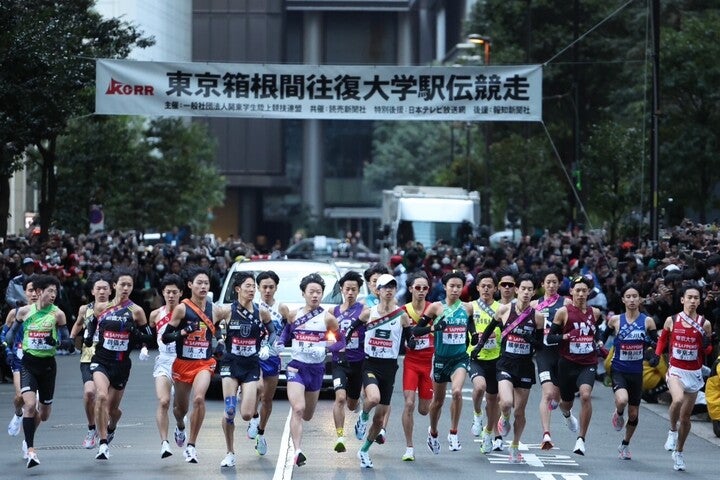 第101回箱根駅伝は青学大が２年連続８度目の総合優勝を果たした。中継に映った超大物もSNSで話題になった。写真：滝川敏之