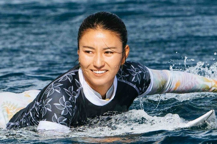 サーフィン女子でパリ五輪に出場した松田詩野。(C)ISA