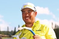 松山は今季ツアー開幕戦で新記録を達成。米ツアー11勝目をマークした。(C) Getty Images