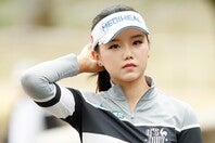 プライベートショットを公開した人気女子ゴルファーのセキ・ユウティン。(C)Getty Images