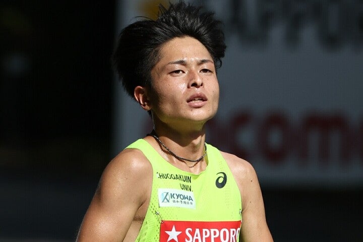 箱根駅伝予選会では、日本人トップの全体10位だった吉田礼志。写真：滝川敏之