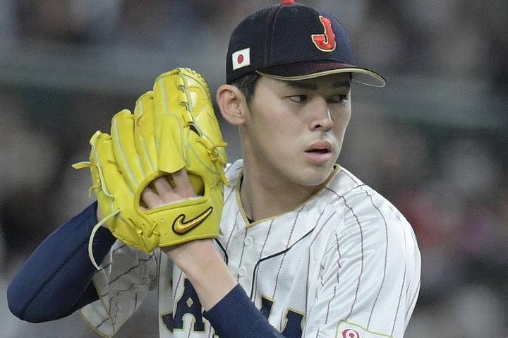 ドジャースとの契約が合意に至った佐々木。写真：田中研治（THE DIGEST写真部）