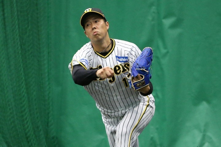 阪神からポスティングでMLB移籍を目指していた青柳の新天地が決まった。写真：滝川敏之