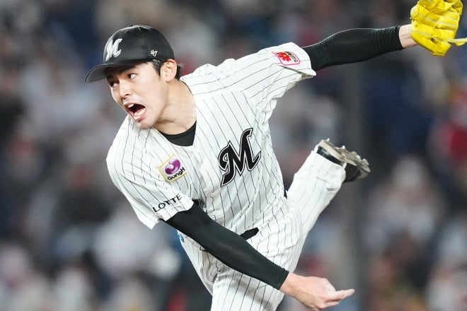 ドジャースとのマイナー契約を発表した佐々木。23歳でのMLB挑戦が決まった。(C)Getty Images