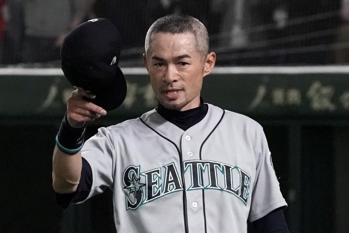 マリナーズなどでプレーしたイチロー氏が米野球殿堂入りを果たした。(C)Getty Images