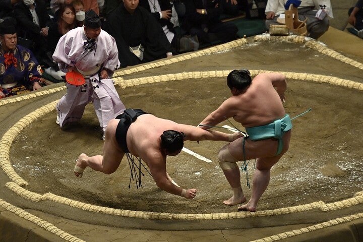 大相撲初場所の12日目。溜まり席で観戦していた人気落語家の姿がネット上を騒がせた（※写真はイメージ）。(C)Getty Images