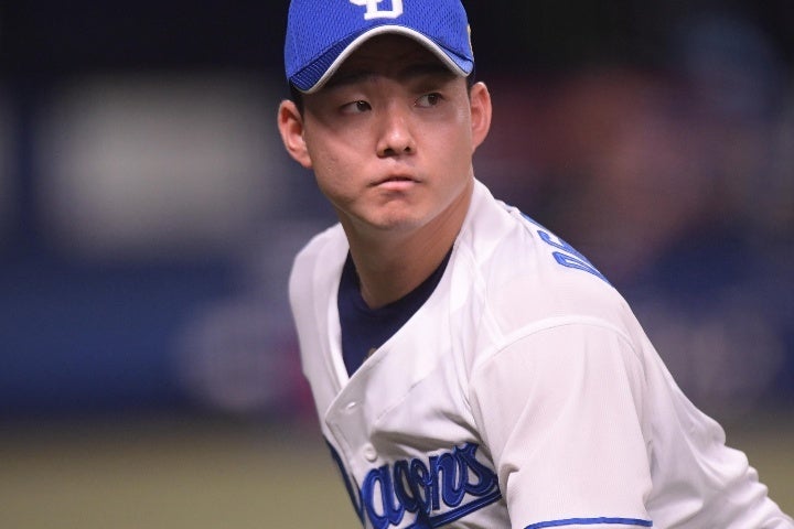 中日の小笠原のMLBナショナルズへの移籍が決定した。写真:鈴木颯太朗