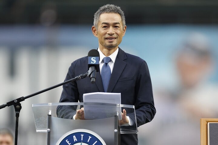 アメリカ野球殿堂投票での１票不足は野手史上２人目の快挙。なのに、日本ではイチローの殿堂入りを「否」としたのが８％近くもいた。(C)Getty Images