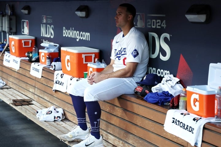 ドジャースからFAとなったフラハティの新天地が、一向に決まらない。(C)Getty Images