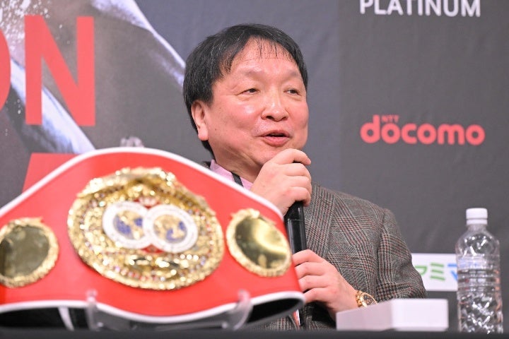 大橋会長は井上の防衛戦を終えると疲労感をにじませた。写真：金子拓弥（THE DIGEST写真部）