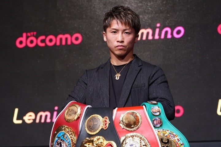日本人対決に期待が高まっている井上。写真：田中研治（THE DIGEST写真部）