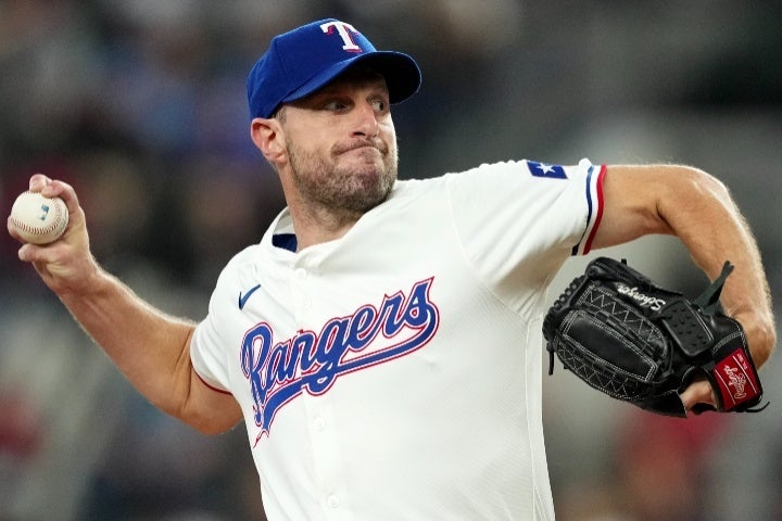 テキサス・レンジャーズからフリーエージェントとなったM・シャーザー。(C)Getty Images