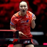 勢いに乗る伊藤。準々決勝では世界３位・王芸廸と対戦する。(C)WTT