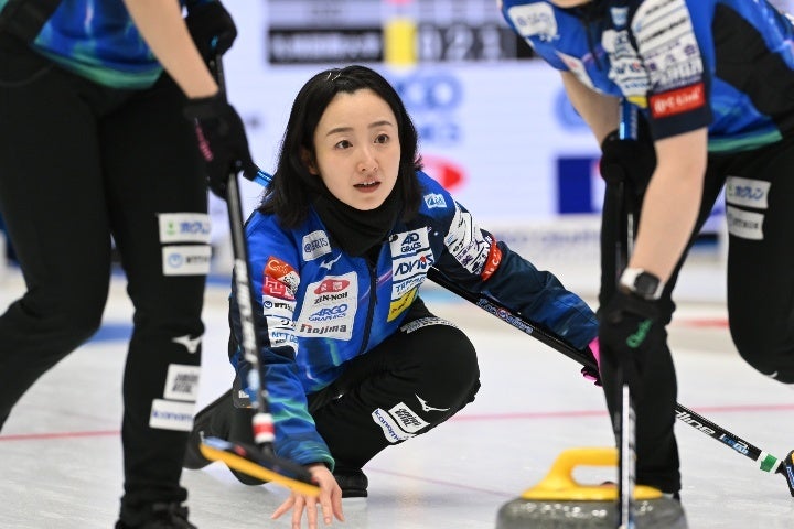 ロコ・ソラーレは準決勝で敗退し、３位で大会を終えた。(C)JCA/H.IDE