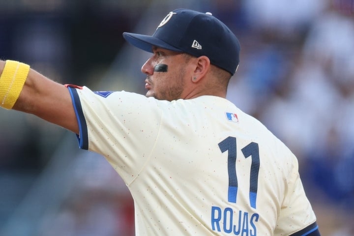 佐々木に背番号を譲ったロハス。(C)Getty Images