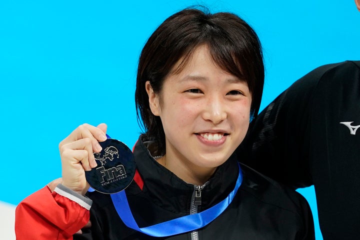 現役引退を発表した飛び込み女子の荒井祭里。(C) Getty Images