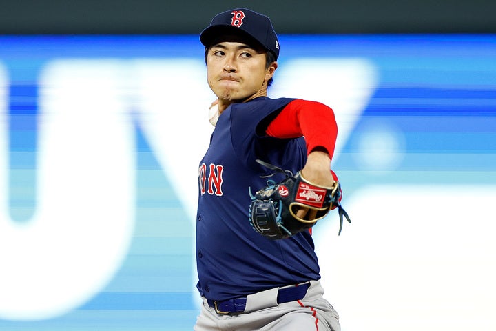 メジャーリーグから日本プロ野球に復帰した上沢（写真はボストン・レッドソックス時代）。(C) Getty Images